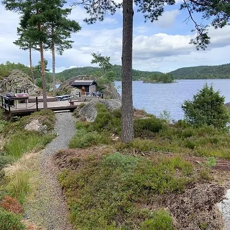 Lovely Summer House Near Risor With Boat